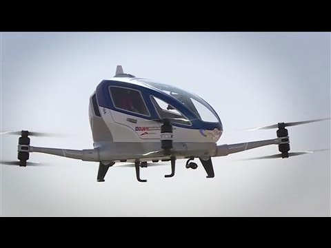 Flying Drone Taxis Could Take Off in Dubai