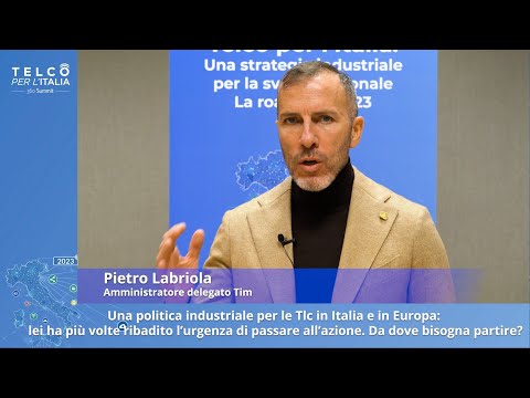 Labriola, Tim: “Lanciamo un italian way per l’innovazione”