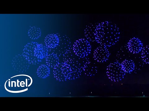 50 Years of Record Breaking Innovation | Drone Light Show | Intel