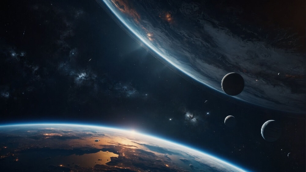 Aerospazio, pianeti, orbita, terra